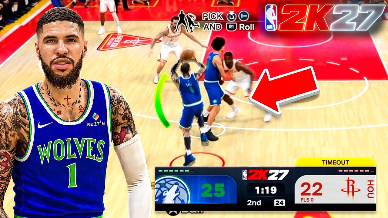 NBA 2K27 Minnesota Timberwolves vs Houston Rockets GAMEPLAY!