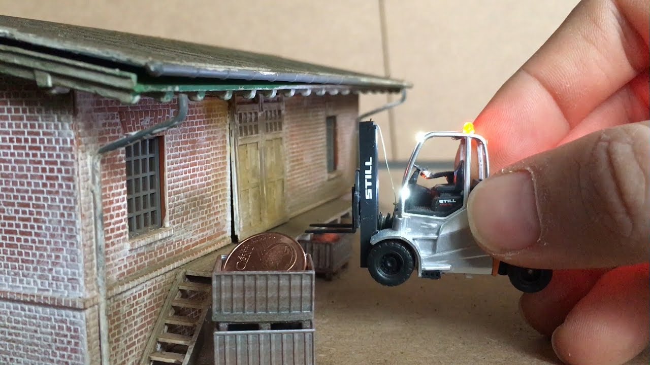 smallest RC Forklift in the world ? STILL RX60 1:87 H0