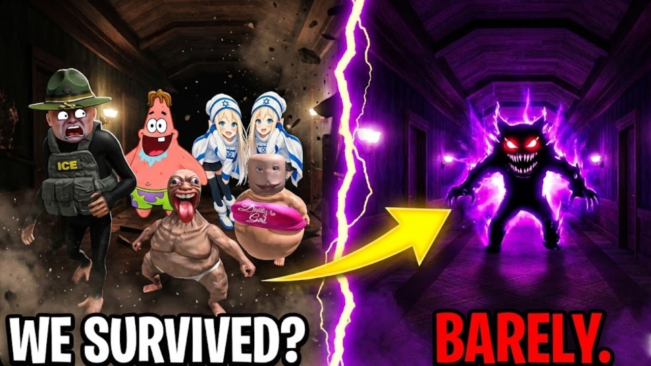Roblox, But Every Game Gets More Chaotic (Doors, Backrooms)