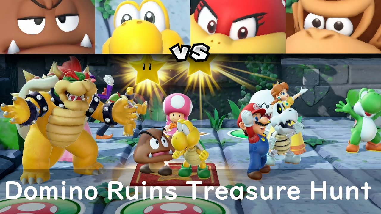 Super Mario Party Goomba and Koopa Troopa vs Pom Pom and Donkey Kong #55