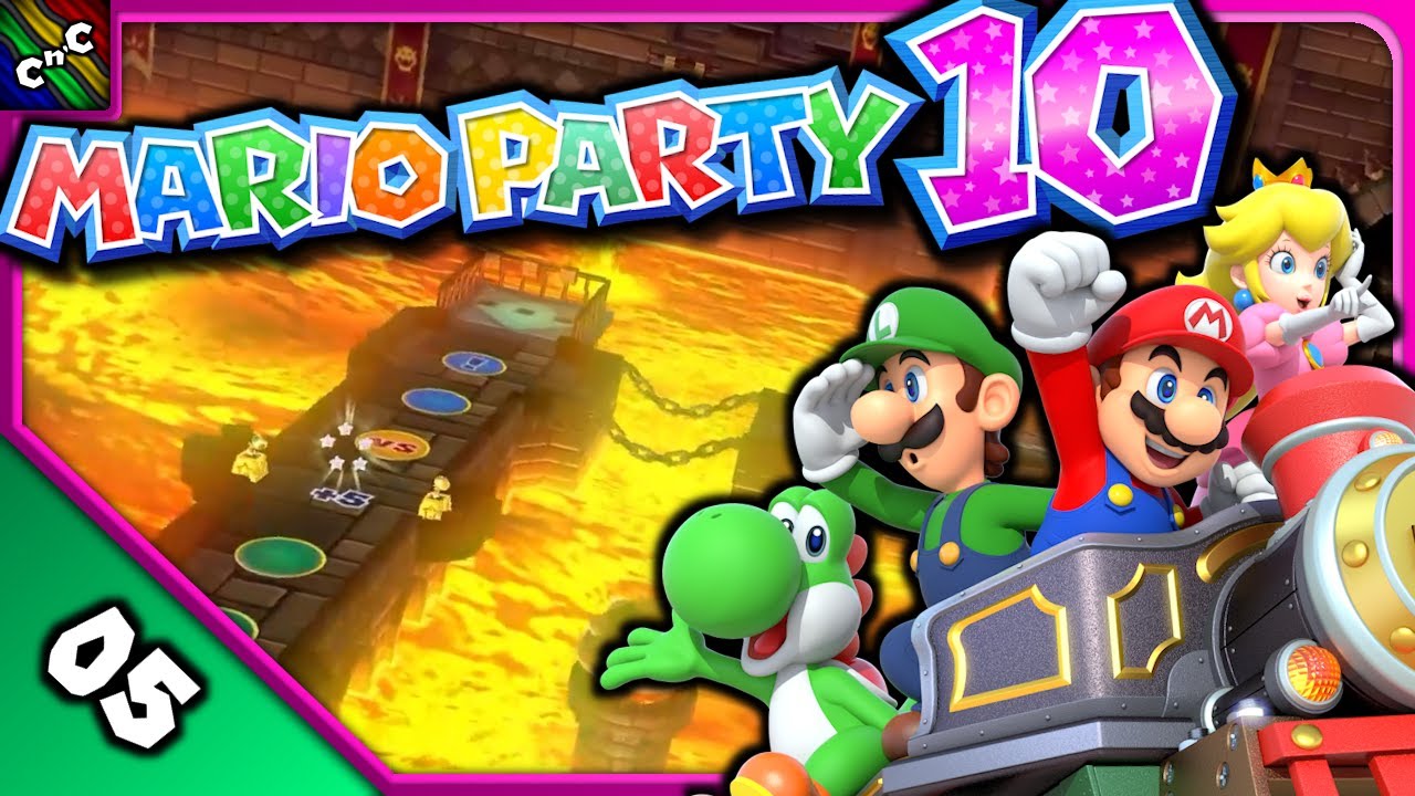 ЗАМОК ХАОСА БОУЗЕРА! | Многопользовательская игра Mario Party 10, эпизод 5 | Играем на диване