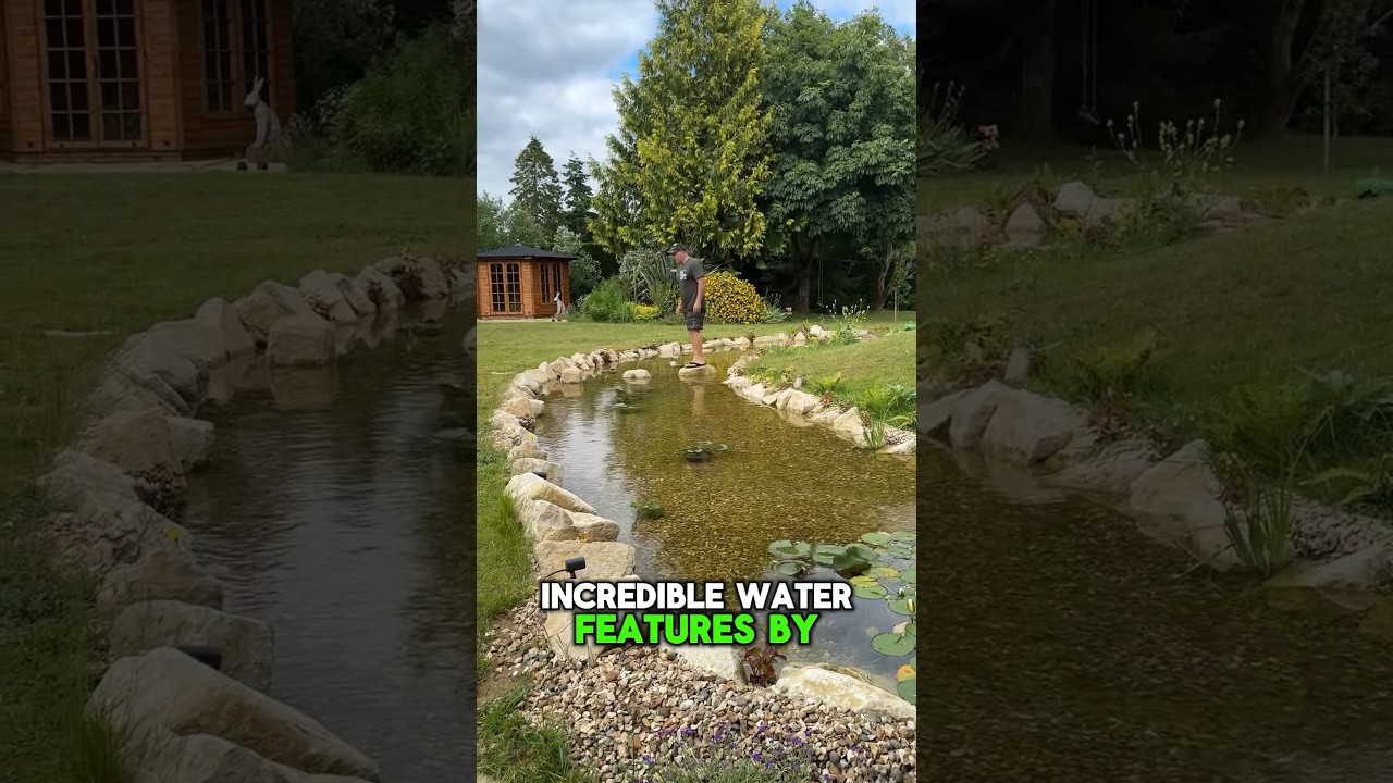 A unique Aquascape Ecosystem Pond by Bluebells of Oxfordshire #england #uk