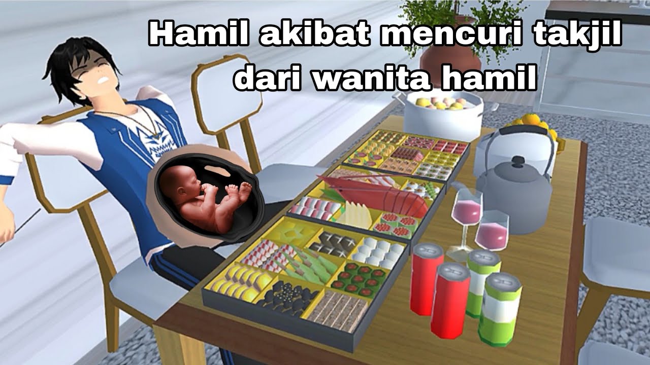 Cowok Hamil Akibat Mencuri Takjil | Sakura School Simulator