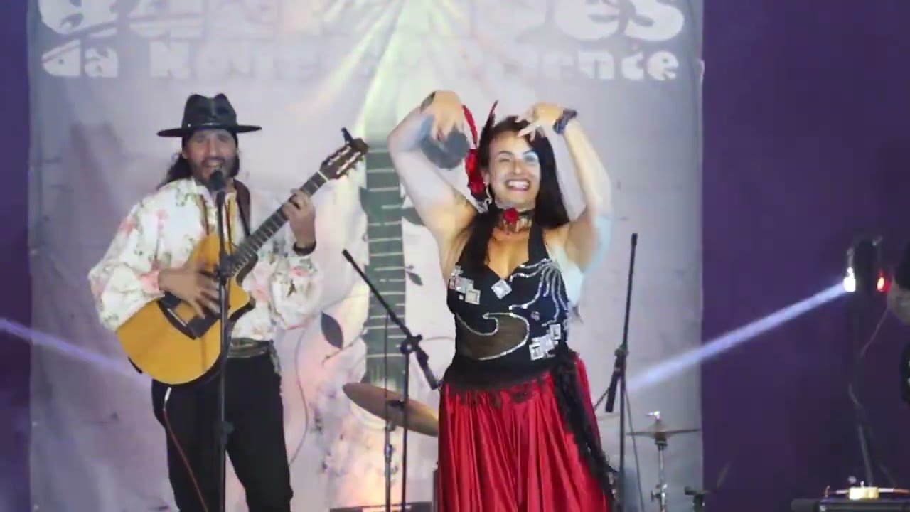 Apresenta&ccedil;&atilde;o Patr&iacute;cia Furlan evento Baile de M&aacute;scaras da Feira M&iacute;stica com Baile Cigano mar&ccedil;o 2025