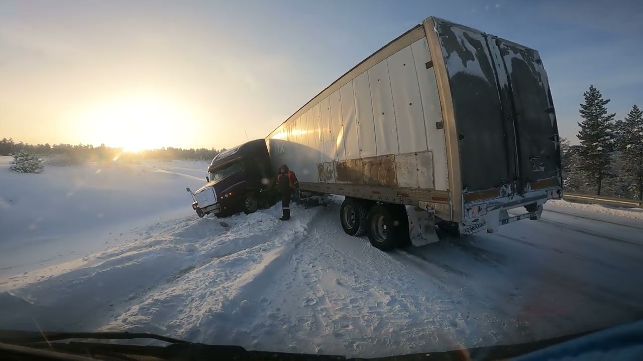 Flew into a ditch