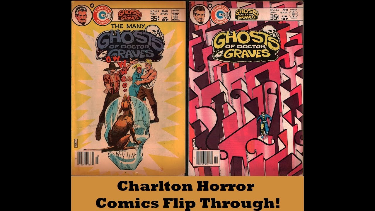 Flip Through 18 Charlton Horror Comics.