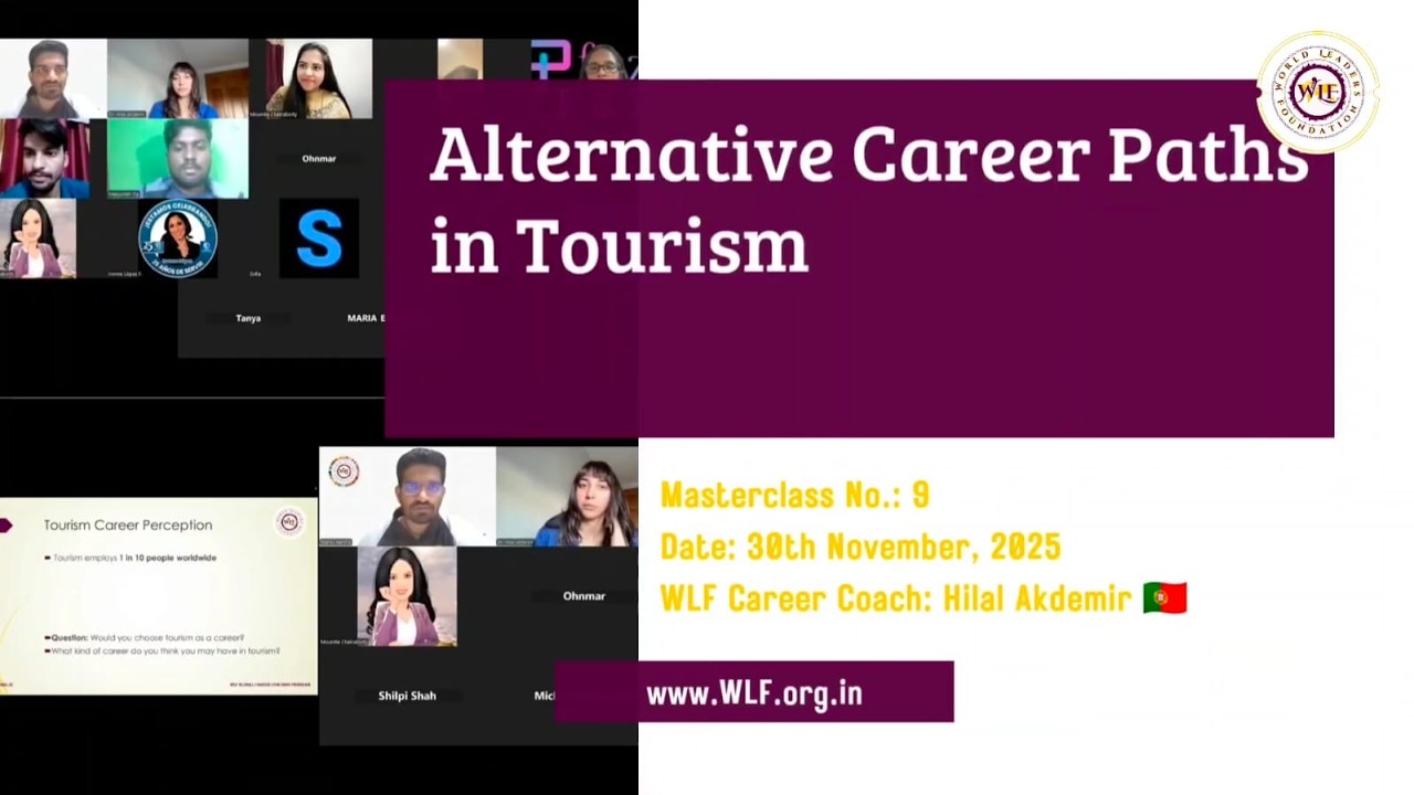 WLF-GCCP Masterclass 9 | Alternative Career Paths in Tourism | @WLF-YouTube