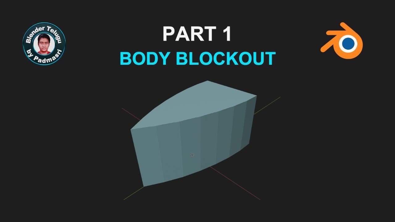 Iron Box Modelling – Base Body Blockout (Part 1) | Q & A | Padmasri's Blender Tutorial #CGI