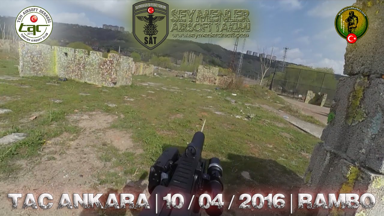 Airsoft Gameplay 10.04.2016 Rambo - SAT | Airsoft Turkey | TAC ANKARA