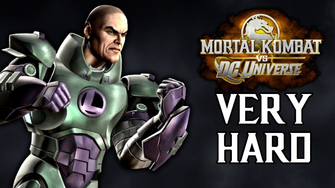 Mortal Kombat Vs. DC Universe - Lex Luthor Arcade Mode (VERY HARD) NO MATCHES LOST