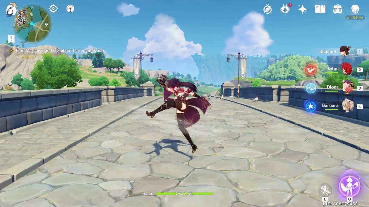 Genshin Impact - Beidou Normal Attack Animation