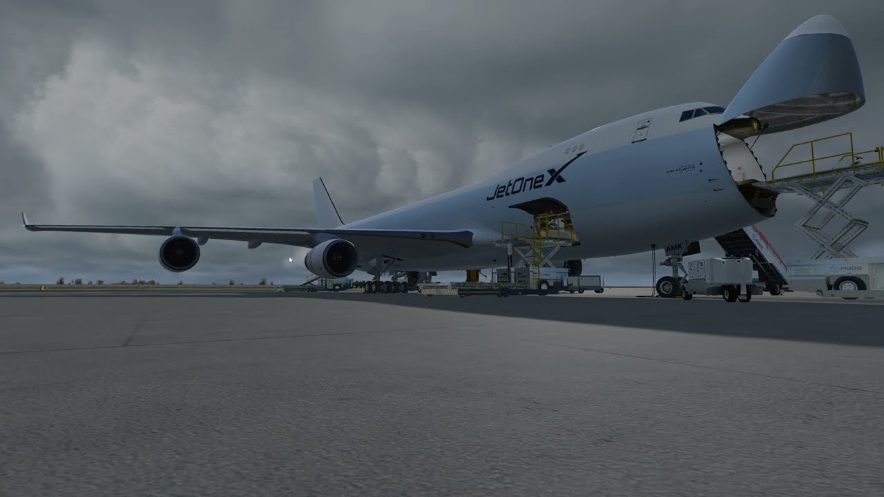 [P3D V5.3] PMDG Boeing 747-467F(SCD) JetOneX TF-AMK ABD304 UDYZ - VHHH Takeoff UDYZ (Sound is wrong)