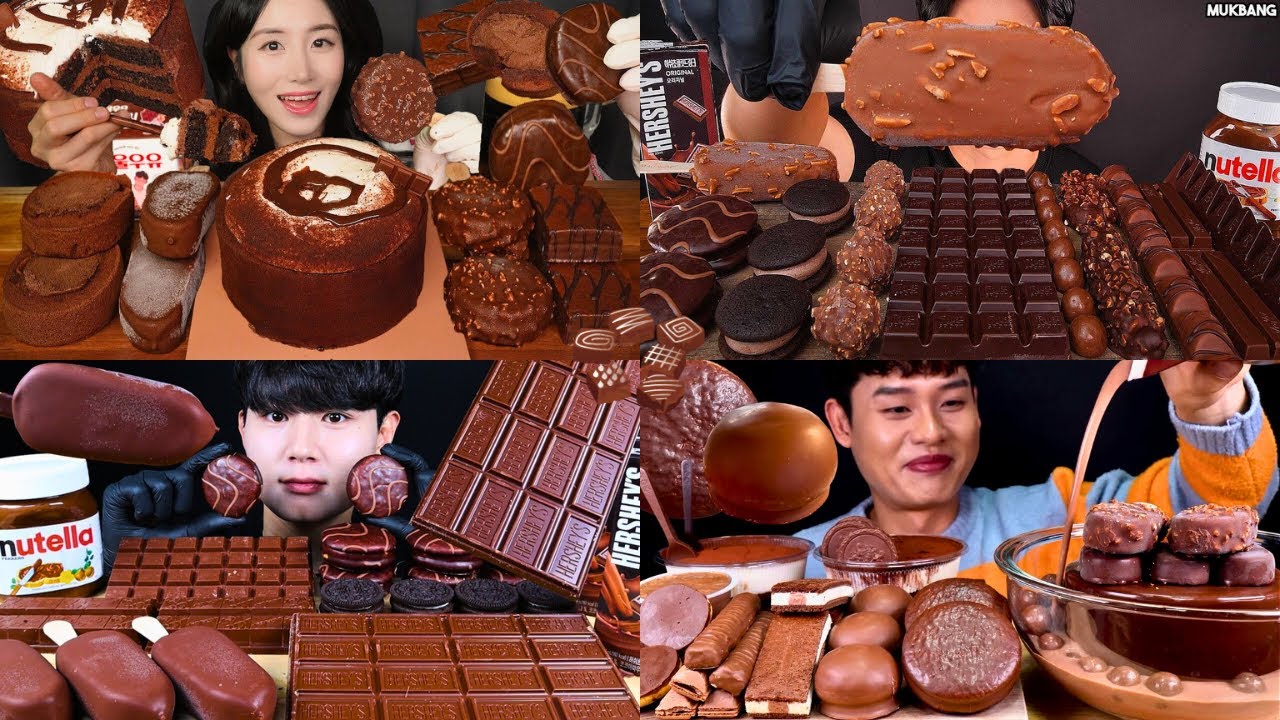 🍦 WORLD’S BEST DESSERT ASMR 🍫 Chocolate, Cake & Ice Cream MUKBANG 😍