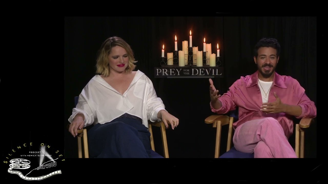Prey for The Devil stars Jackie Byers & Christian Navarro talk prep, supernatural beings, and horror
