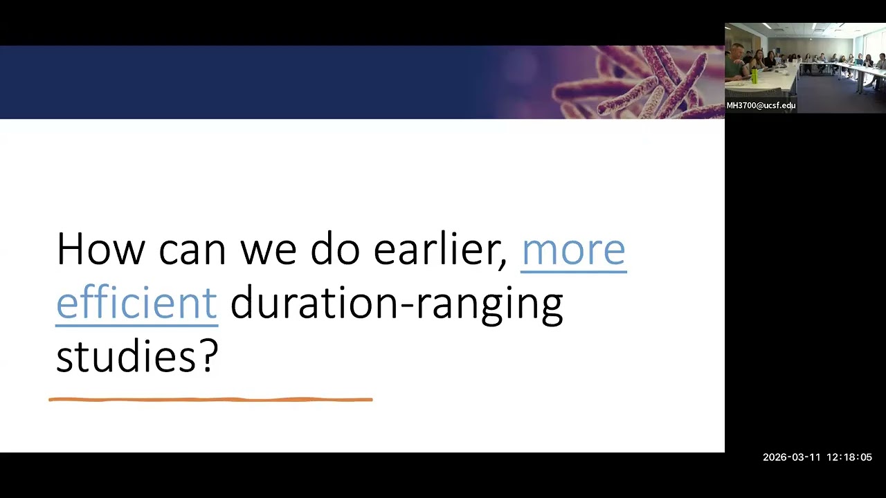 The Duration-Response Randomized Design: Can We Identify a Shorter Duration of TB Treatment?