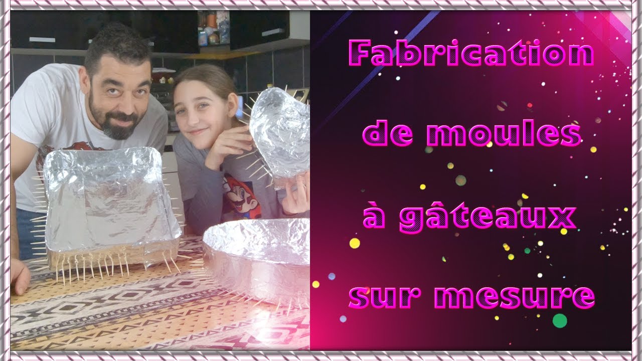 ✂️ Fabrication de moules à gâteaux sur mesure fait maison - DIY ✂️
