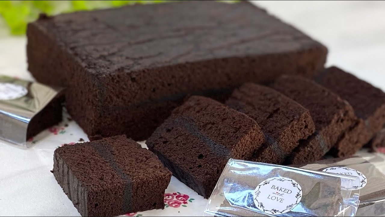 RESEP BROWNIES KUKUS NY. LIEM HANYA 4 TELUR