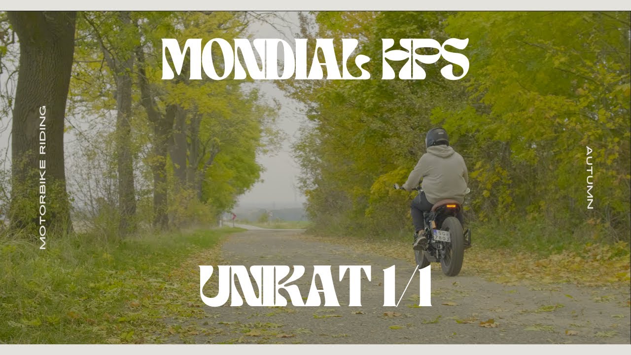 Autumn Riding a motorcycle ~ Mondial HPS 125 x Unikat 1/1