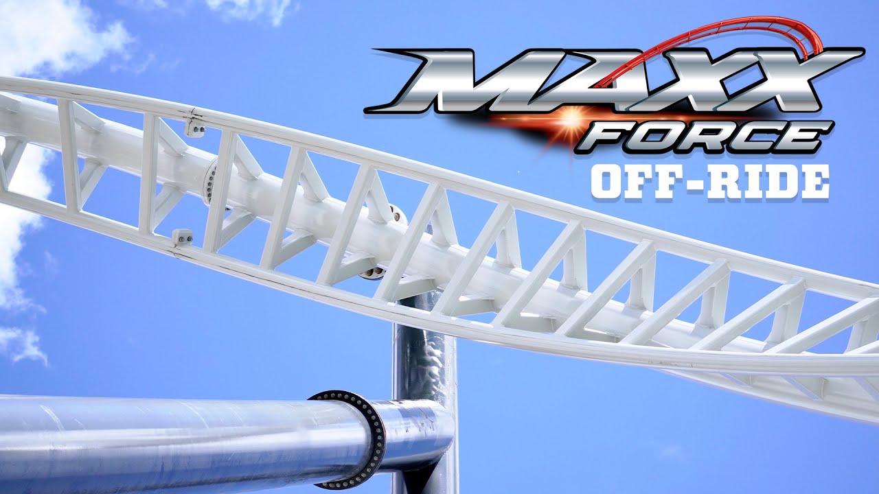Maxx Force Six Flags Great America | ULTIMATE Off-Ride Footage