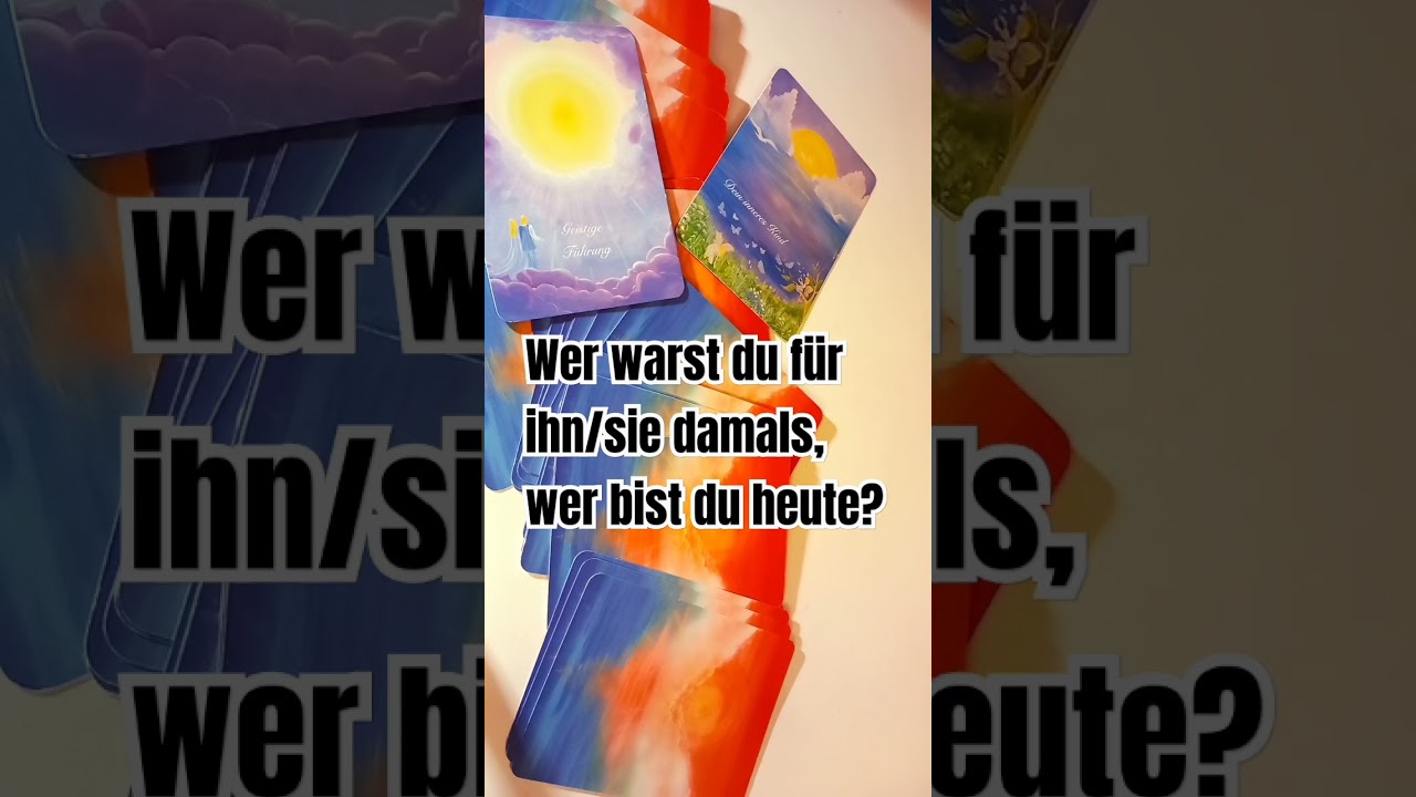 ❤️Liebesorakel-Impuls der Karten❤️Wer warst du damals f&uuml;r ihn/sie, wer bist du heute f&uuml;r ihn?#shorts