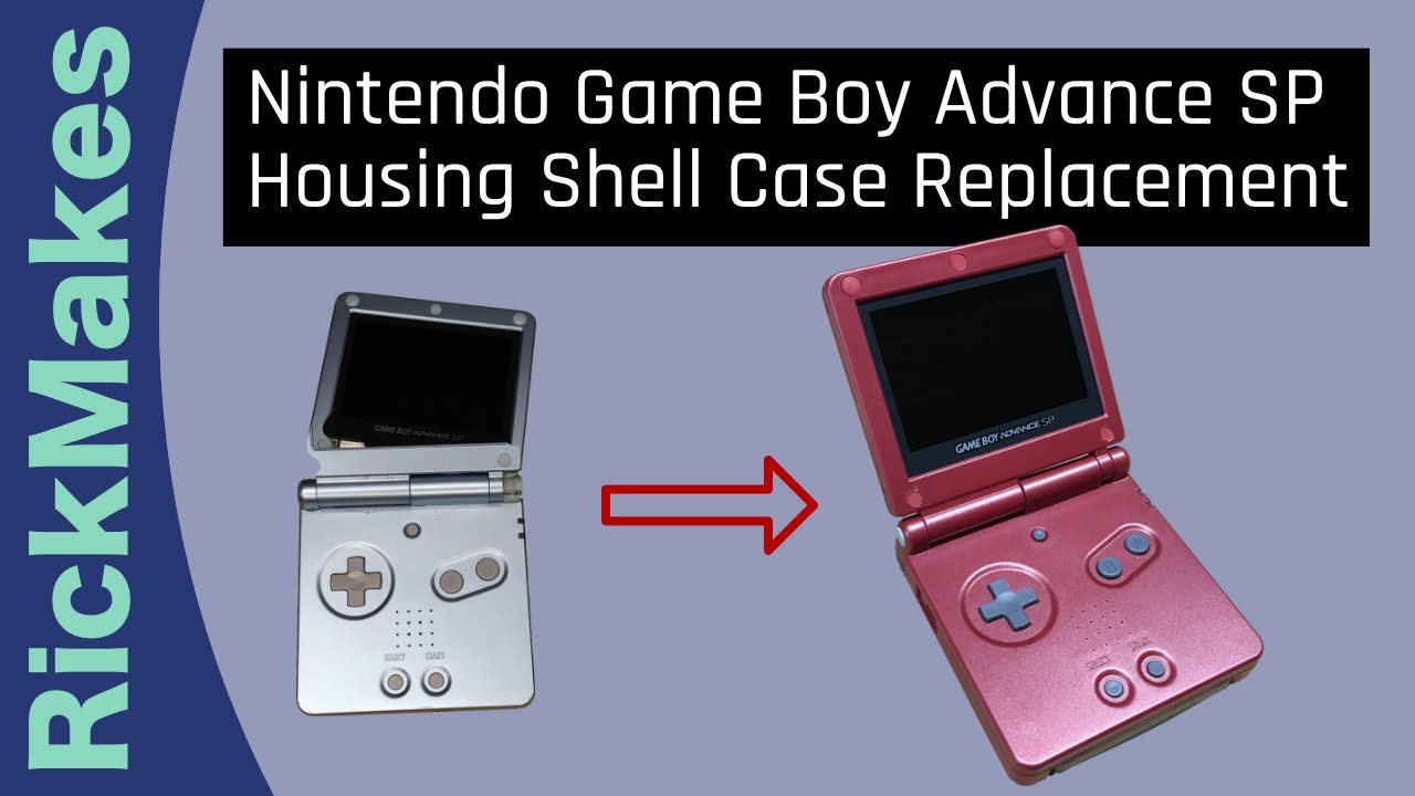 Nintendo Game Boy Advance SP Housing Shell Case Replacement