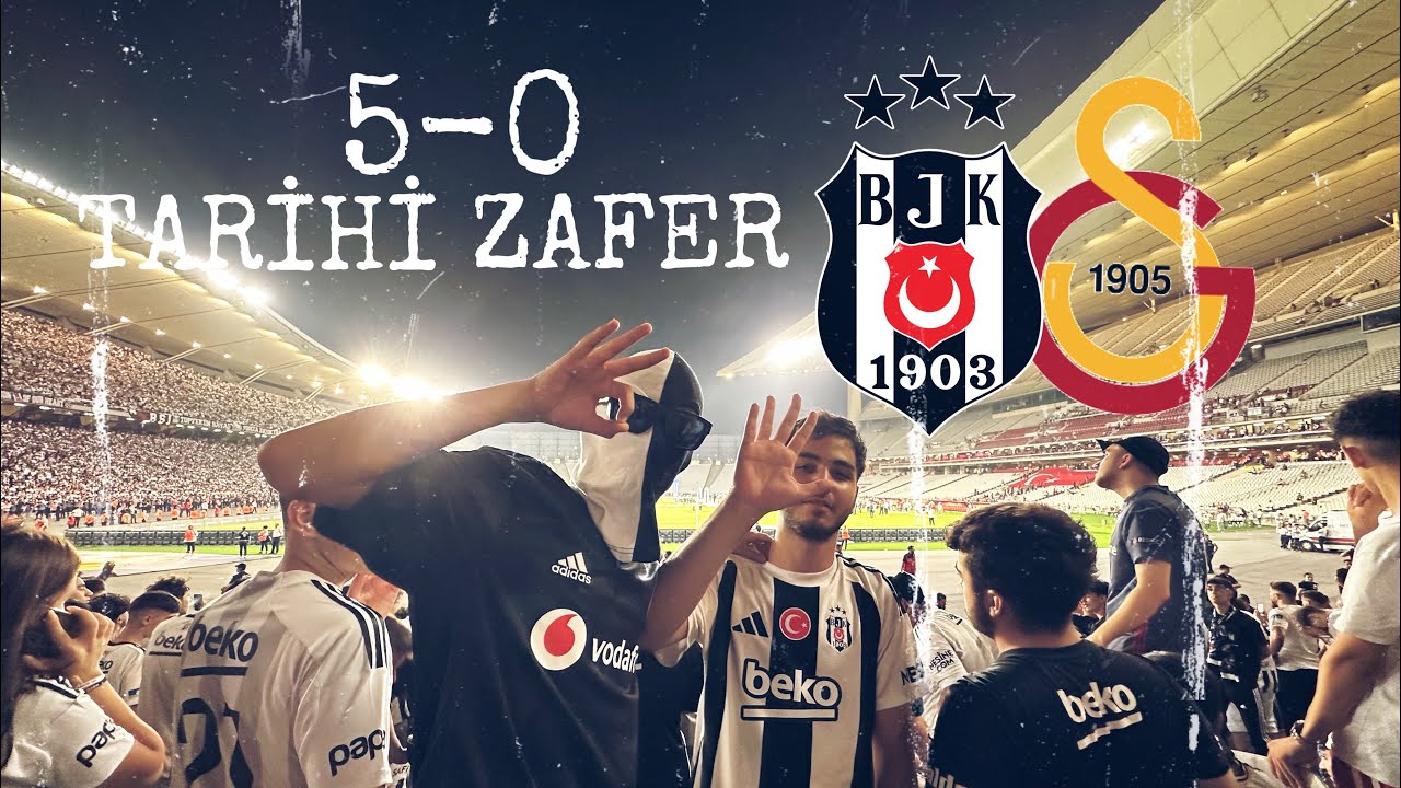 BEŞİKTAŞ TARİH YAZDI | BEŞİKTAŞ GALATASARAY 5-0 STAD VLOG