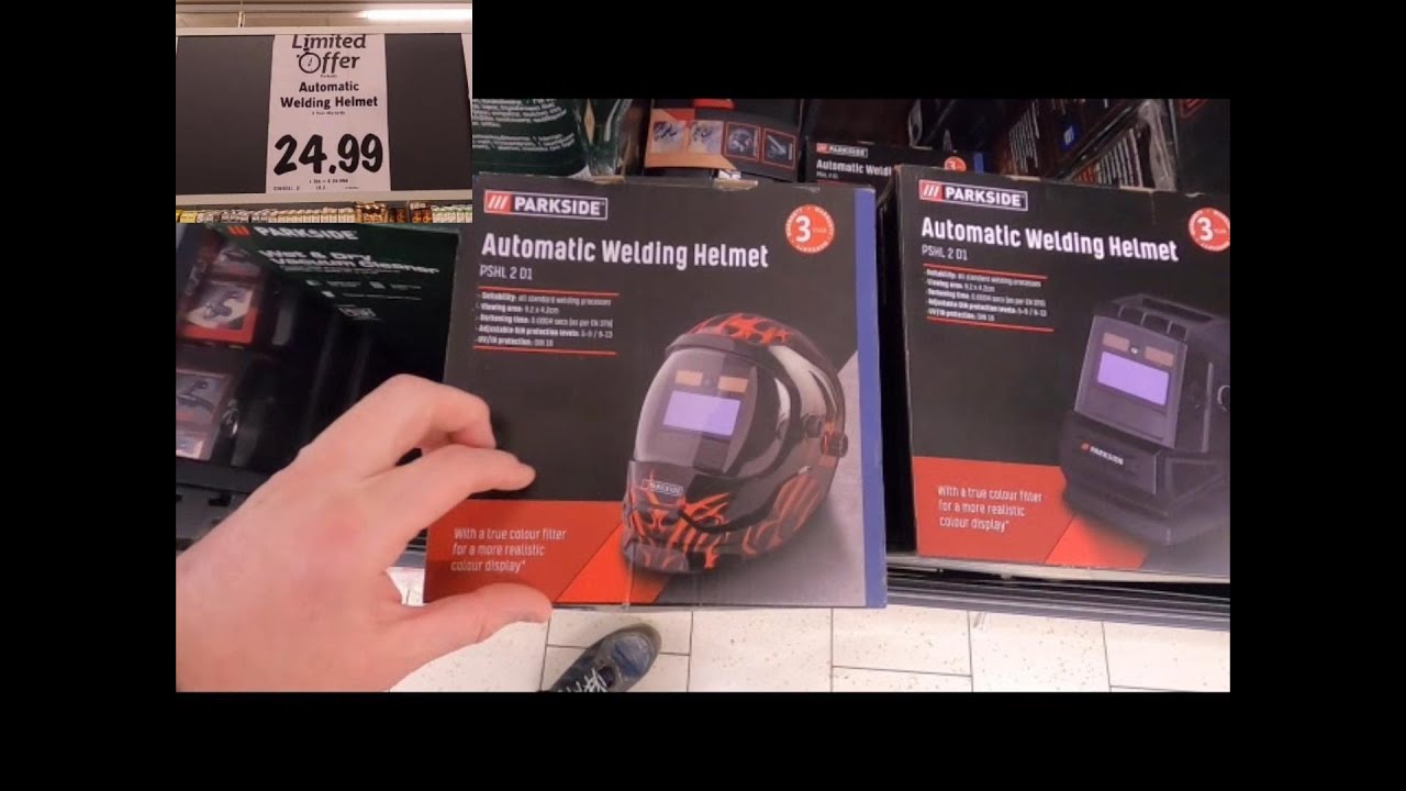 Lidl / Parkside Automatic Welding Helmet -  Awesome Bargain Or Cheap Cr@p?