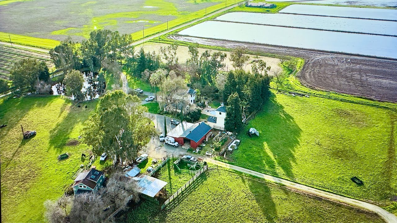 🕵🏻‍♂️🔬A NATURE FROM ABOVE VIA DJI CAMERA 4K 6OFPS, FIELDS OF THE PLACER COUNTY IN/BY PART - 2 (:🕊️😊