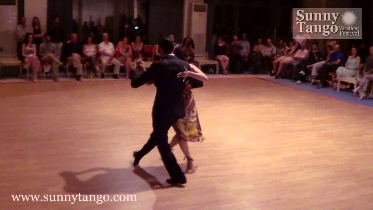 Sebastian Jimenez & Maria Ines Bogado 3/4, SUNNY TANGO FESTIVAL 2014, Parque Patricios