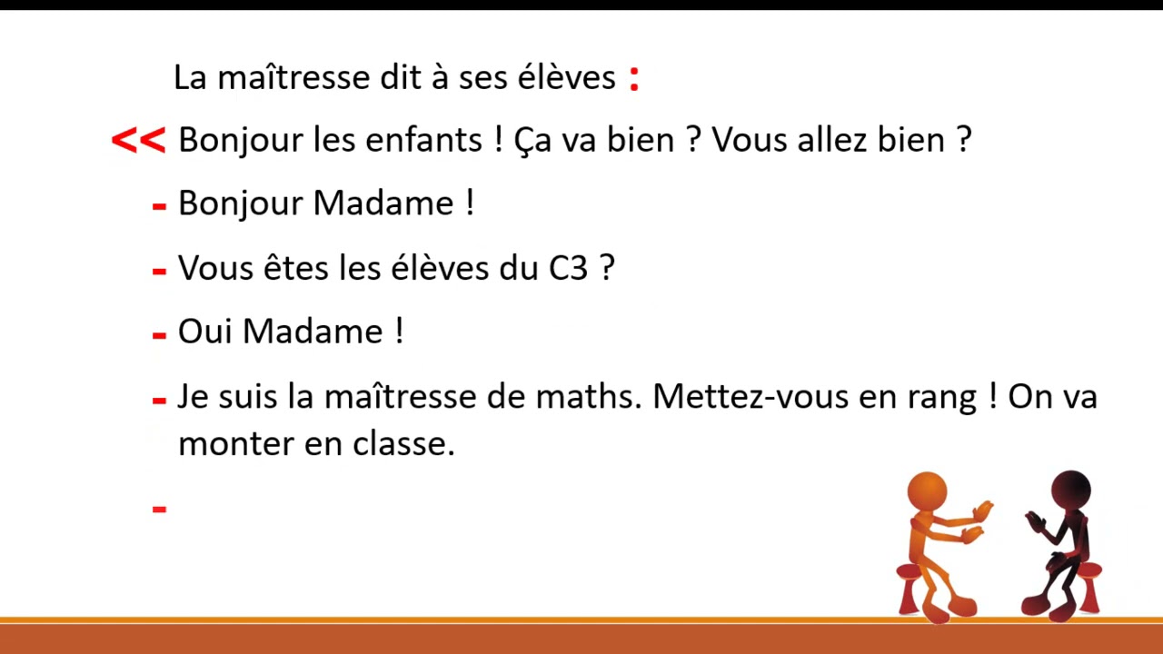 Comment écrire un dialogue CE1, CE2