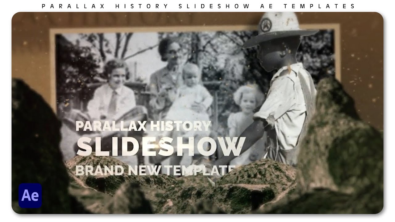 Parallax History Slideshow - After Effects Template | Free Download | Templates for Creators