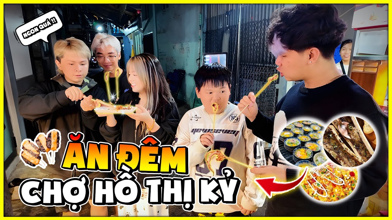 Bé Mon Ăn Đêm Ở Chợ Hồ Thị Kỷ Cùng Joi FF