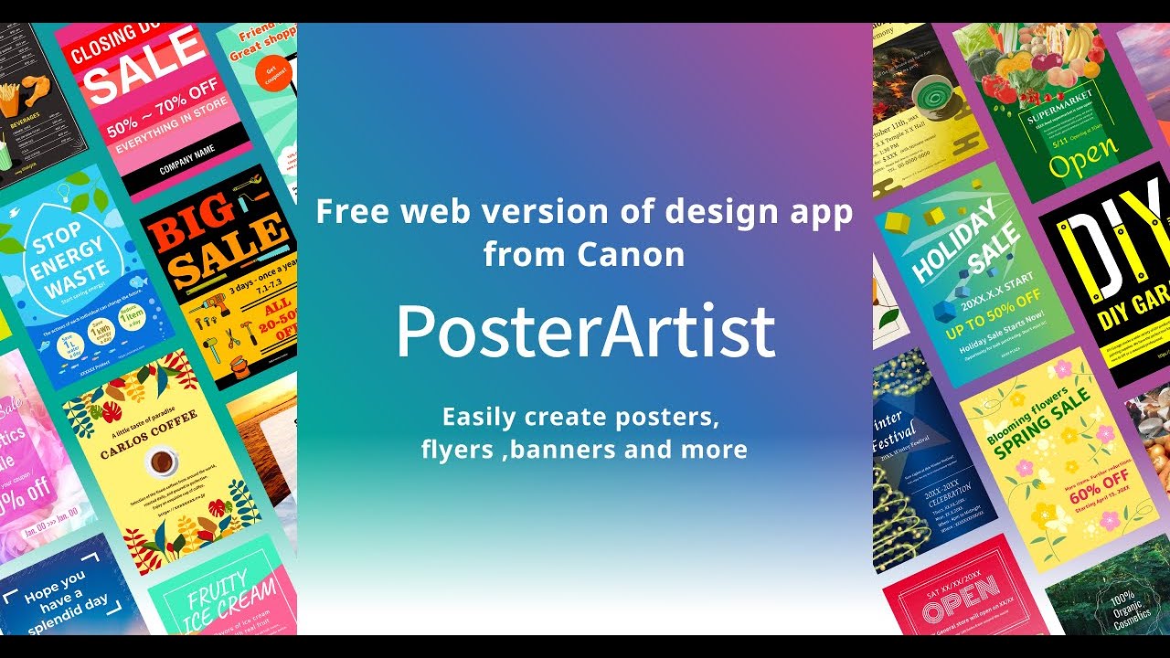 PosterArtist for Canon printers