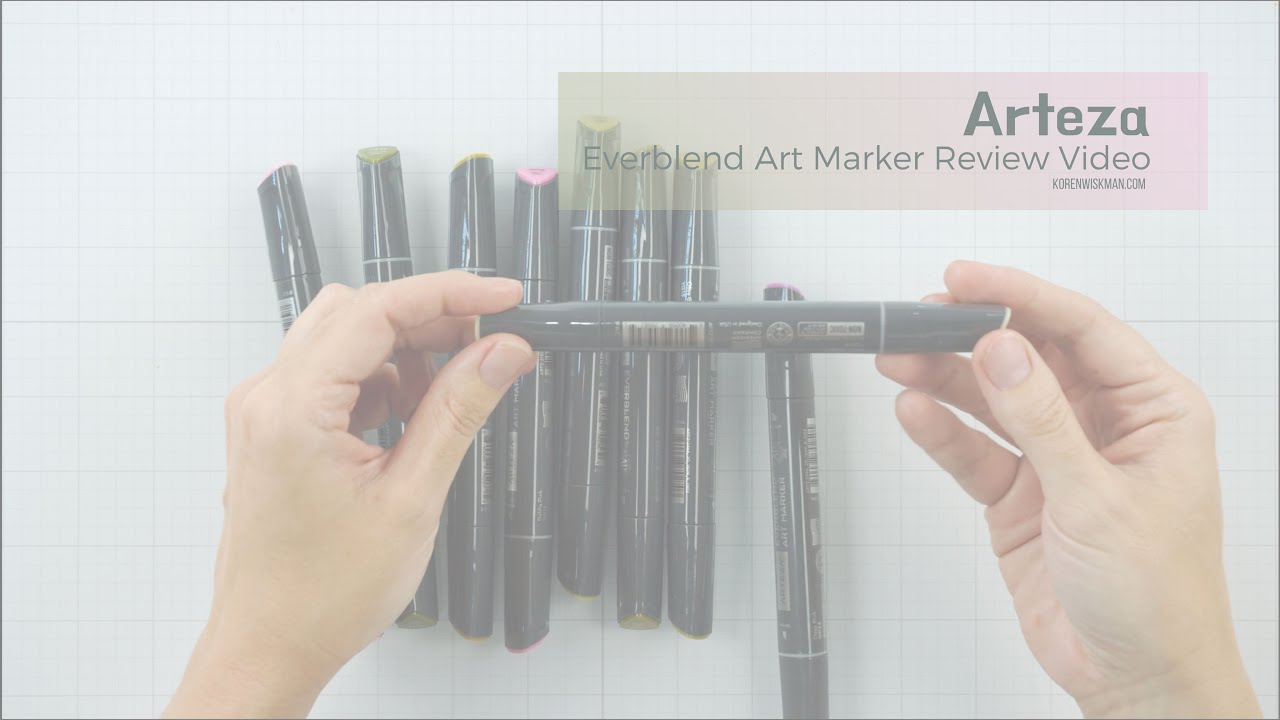 Arteza Everblend Art Markers Review Video
