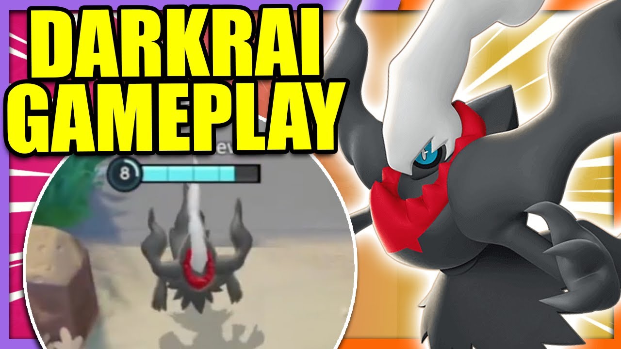 DARKRAI looks SCARY BROKEN Full Gameplay Leak | Pokemon Unite