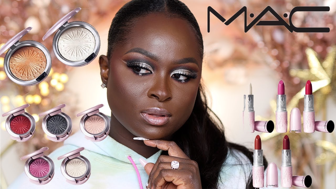 We Still Mess With MAC? - MAC FROSTED FIREWORKS HOLIDAY COLLECTION | NYE Hooded Eye Makeup | Ohemaa