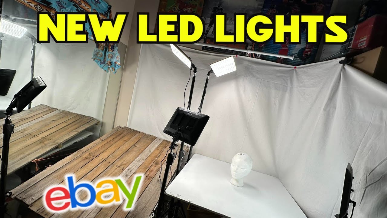 My New LED Lighting Setup for Taking Pictures - EBAY Listings 101