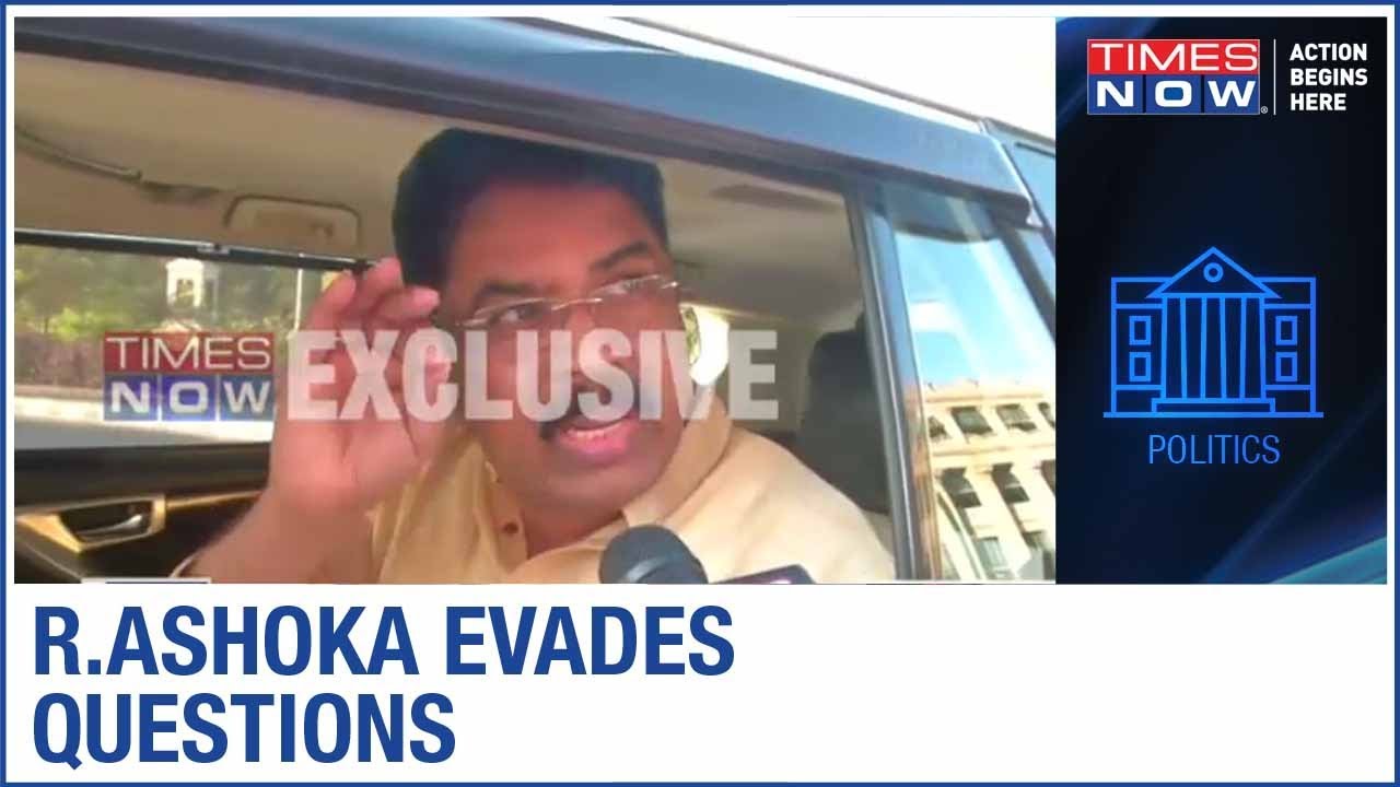 Ballari accident case: K'taka Min R. Ashoka EVADES question when asked about his son's involvement