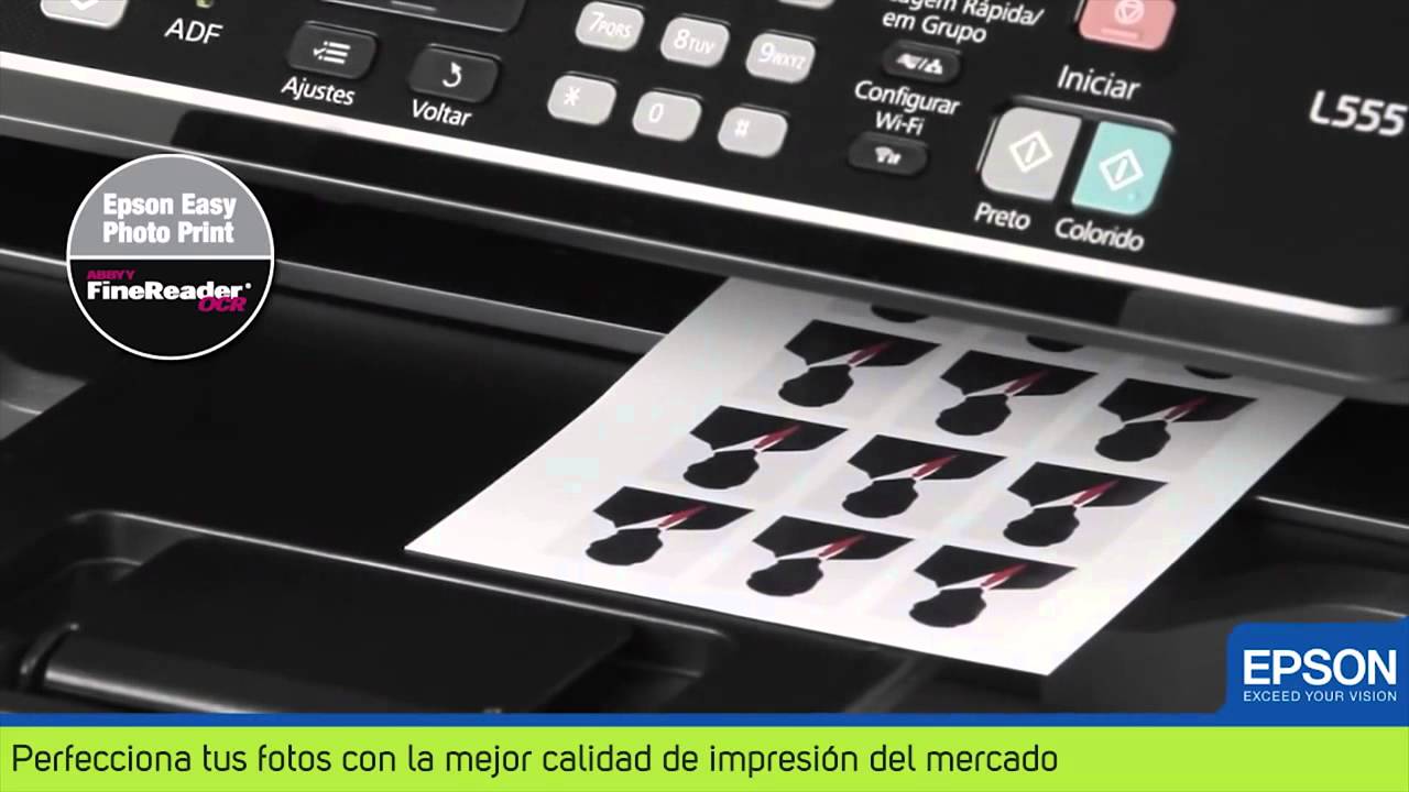 Impresora Multifuncional Epson con Tanque de Tinta L555