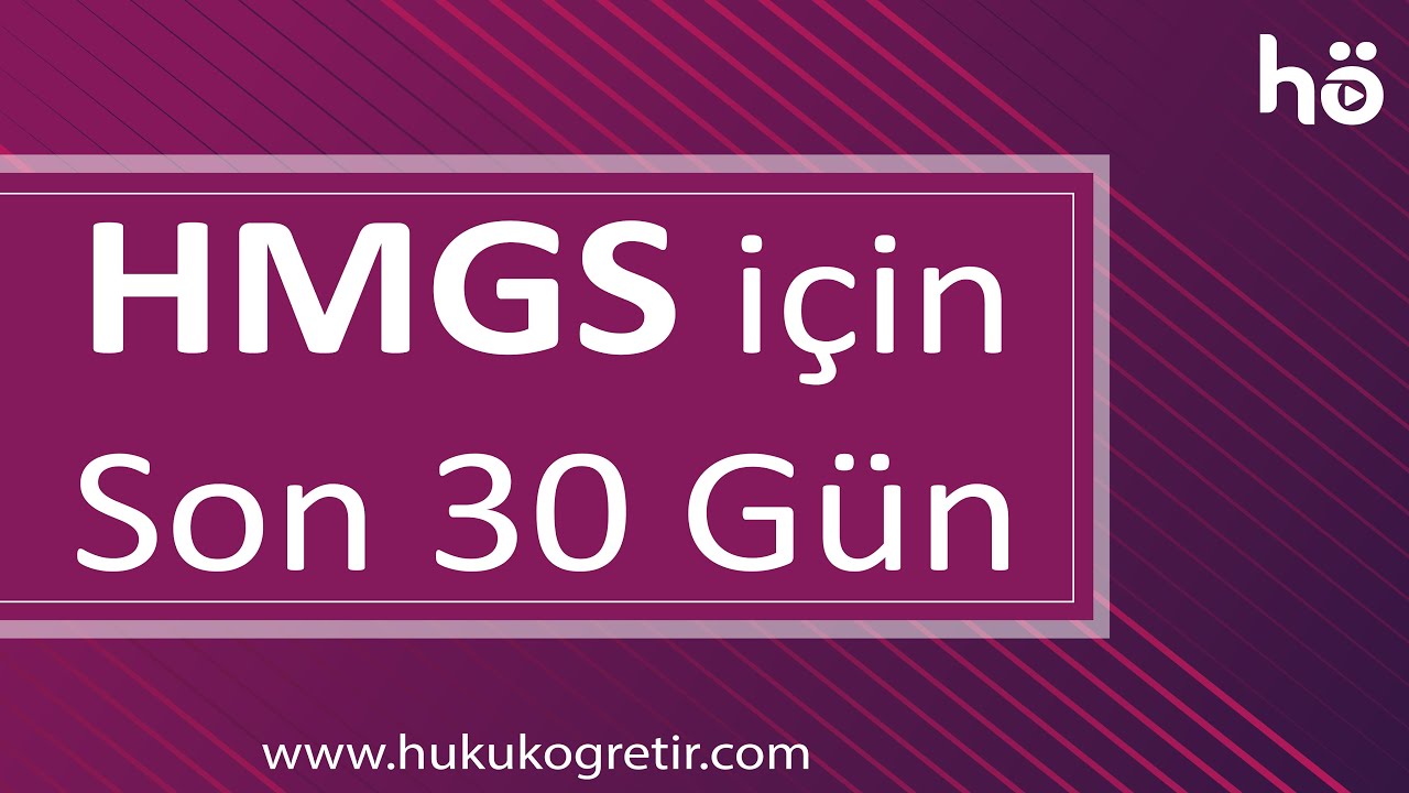 HMGS için Son 30 Gün - Doğru sayısını artırma Stratejisi #hmgs #hukukfakültesi