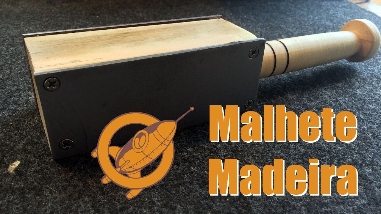 Como fazer um malhete ou martelo de madeira - Marcenaria caipira