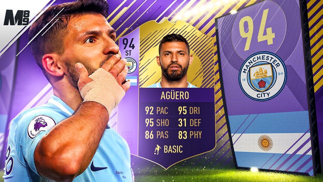 FIFA 18 POTM AGUERO REVIEW | 94 POTM AGUERO PLAYER REVIEW | FIFA 18 ULTIMATE TEAM