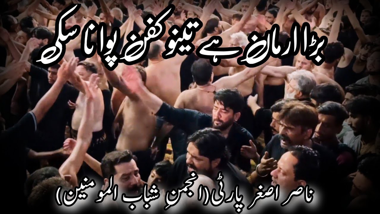 Bra Arman Hai Tenu kafan | Nasir Asgar Party | Mir Hasan Mir | 4 Zilhaj 1446 | Aza Khana e Zehra