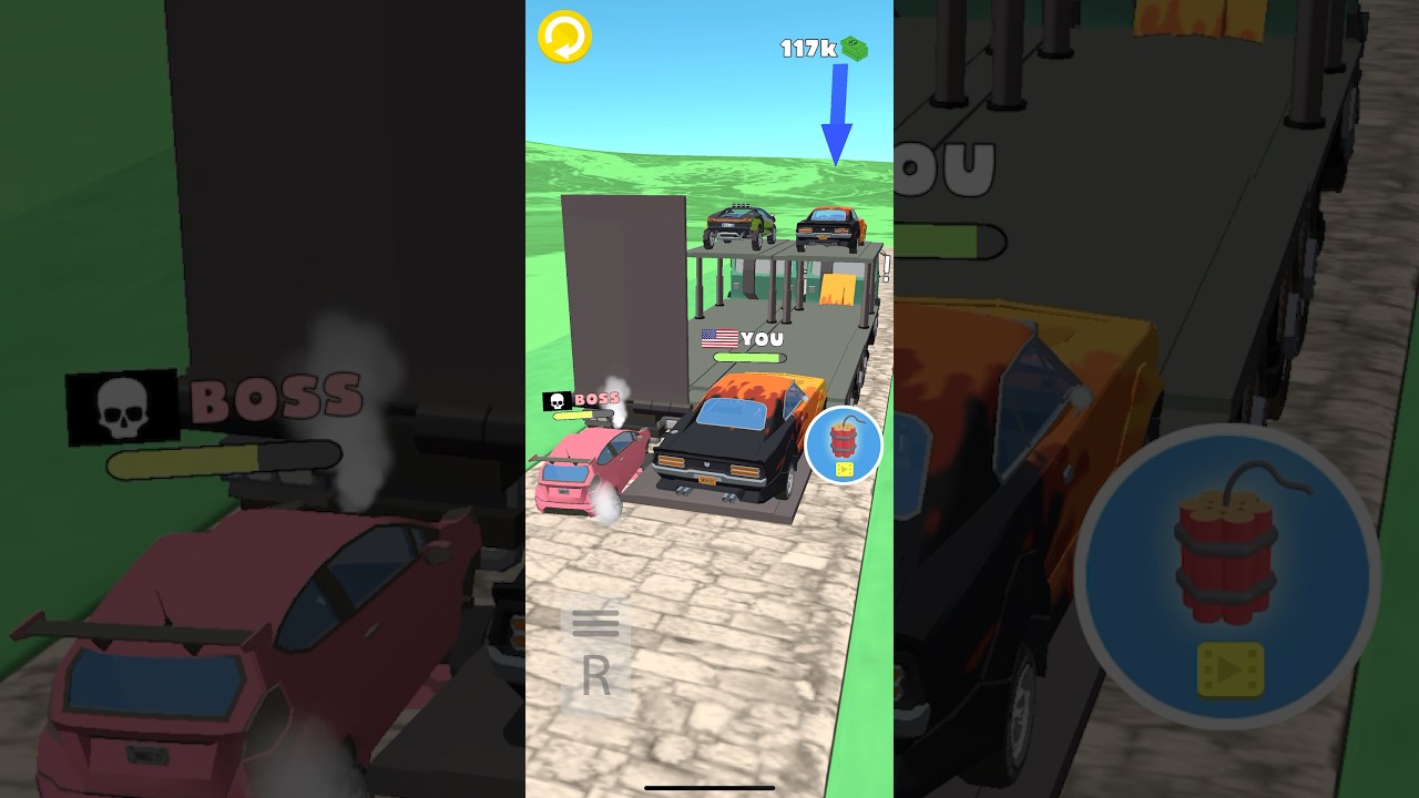 &ldquo;Dodge Charger vs Hatchback &ndash; Epic Drag Race Gone Wrong! | Car Survival Game Madness!&rdquo; #cargame