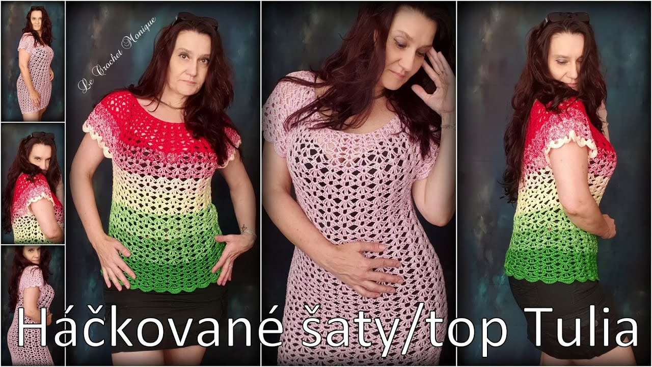 Háčkované šaty/top Tulia/ Crocheted dress/top Tulia (english subtitles)