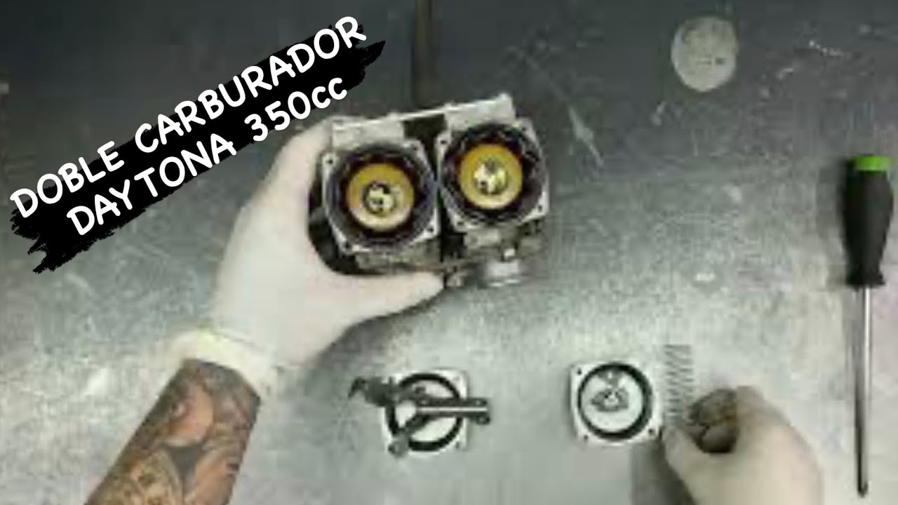 COMO REALIZAR UNA CARBURACIÓN ?? - DOBLE CARBURADOR  Daytona 350cc | IMPORTANTE INICIO 🛸💪🏼🔙