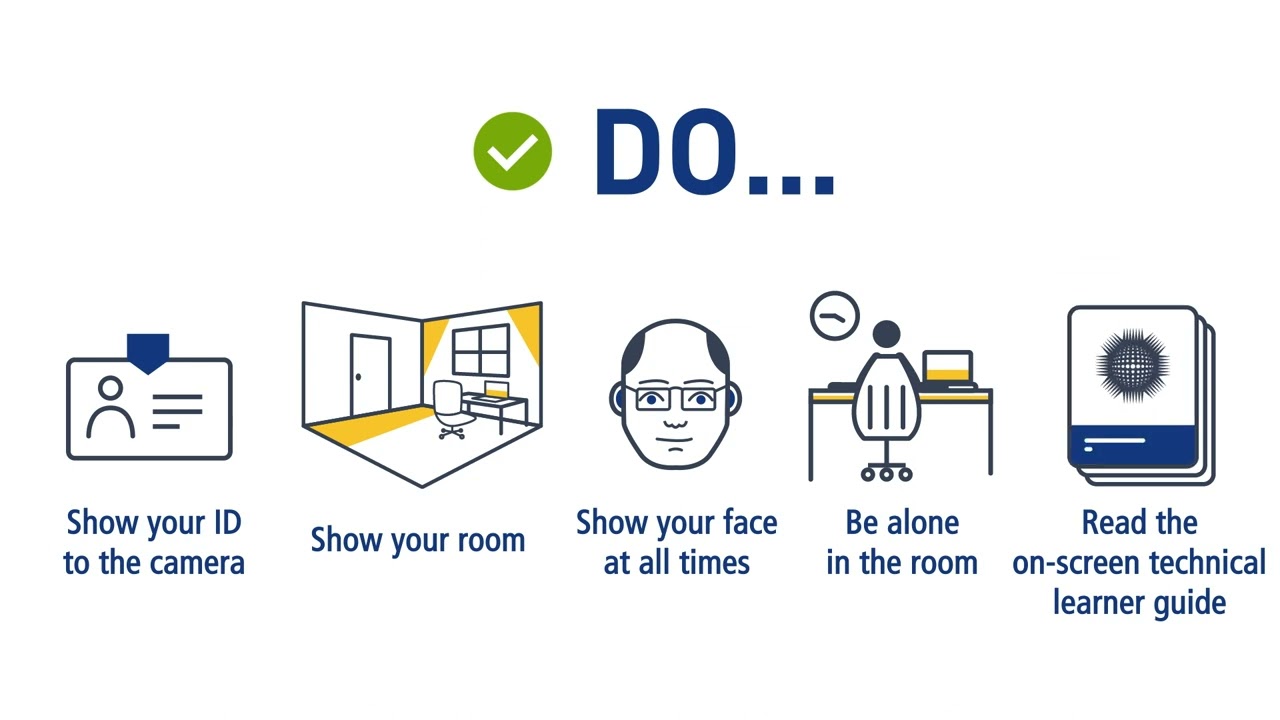 NEBOSH online multiple choice assessments - important information