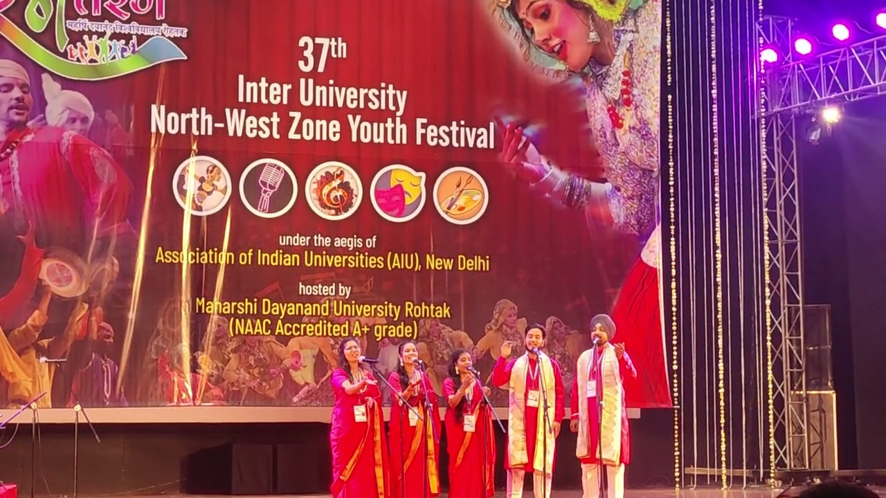 37th Inter University (part 1) @MaharshiDayanandUniversity #MDU #youthfestival