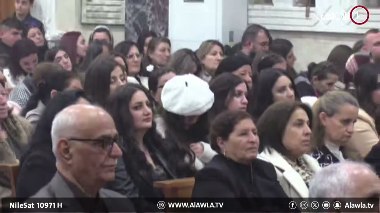 قداس عيد الميلاد المجيد من كنيسة مار بهنام في قضاء الحمدانية بنينوى