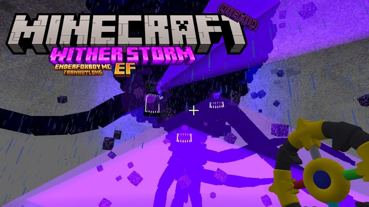 EF WitherStorm [MCPE-BE] Playing EF WitherStorm  with EnderFoxBoy MC • Addon WitherStorm | YuryAX